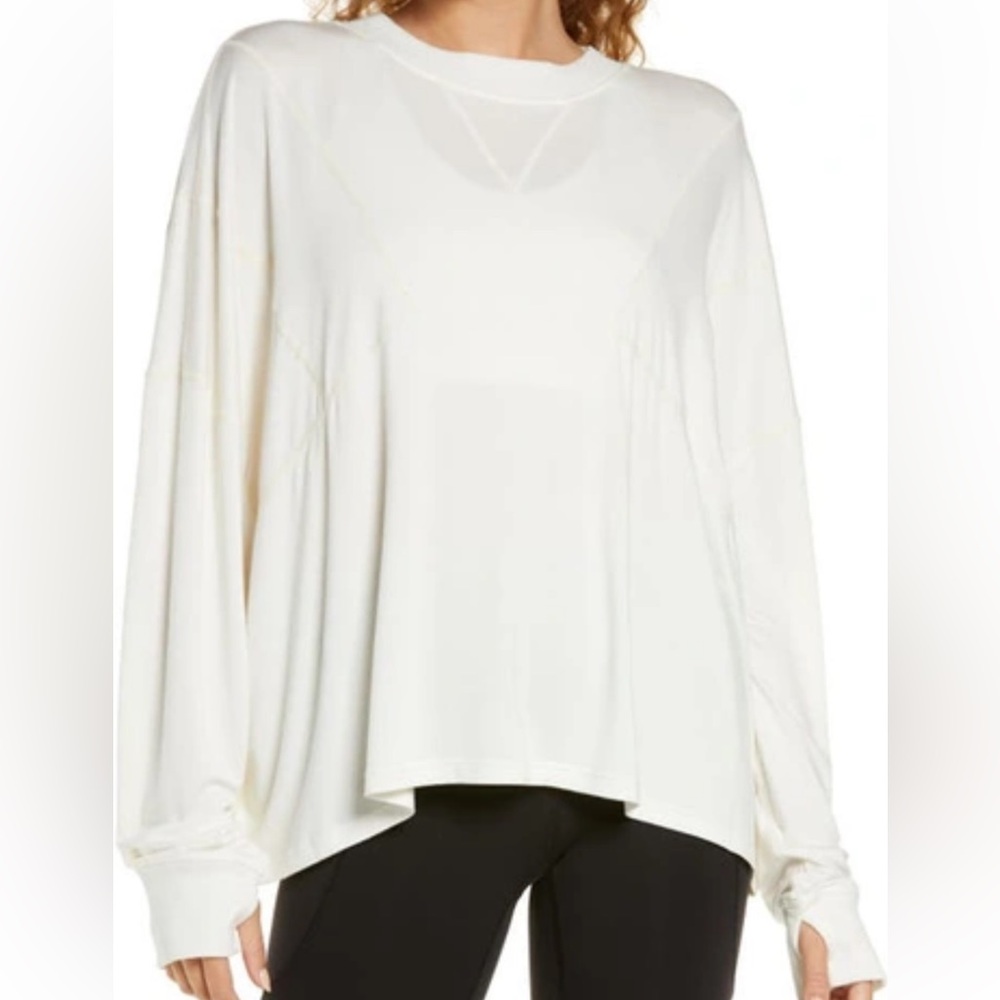 FP Movement by Free People Runner Up long sleeve‎ in brushed sail size small